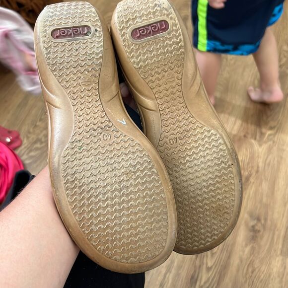 Rieker navy blue mermaid vibes slip on sandals - Picture 2 of 5